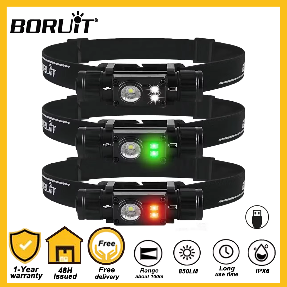 Lolin D32 - BORUiT HP500 LED Headlamp with 18650