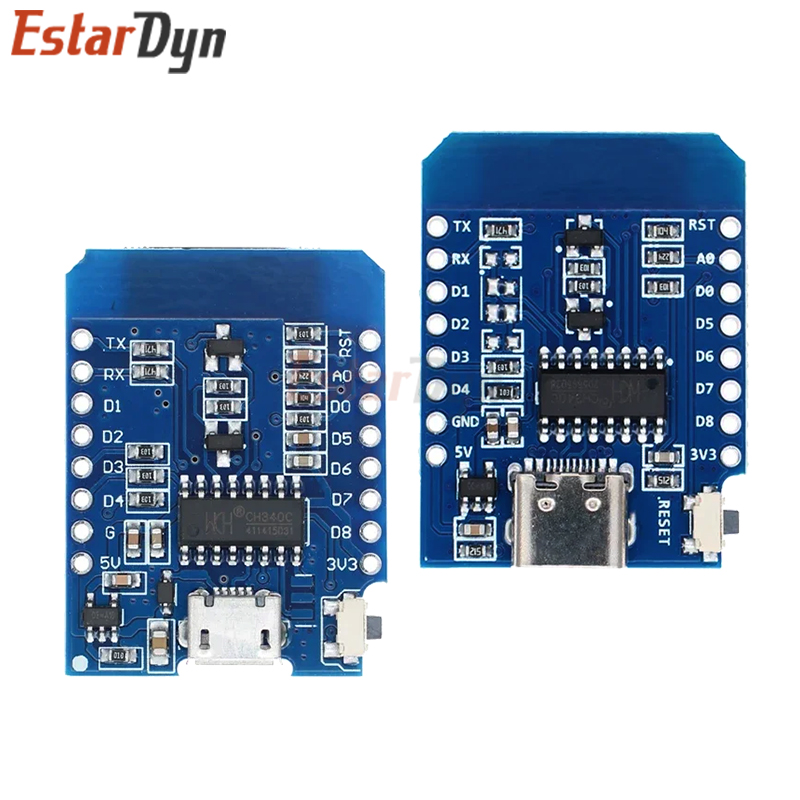 D1 Mini TYPE-C/MICRO ESP8266 E - Nodemcuv2 recension och pris