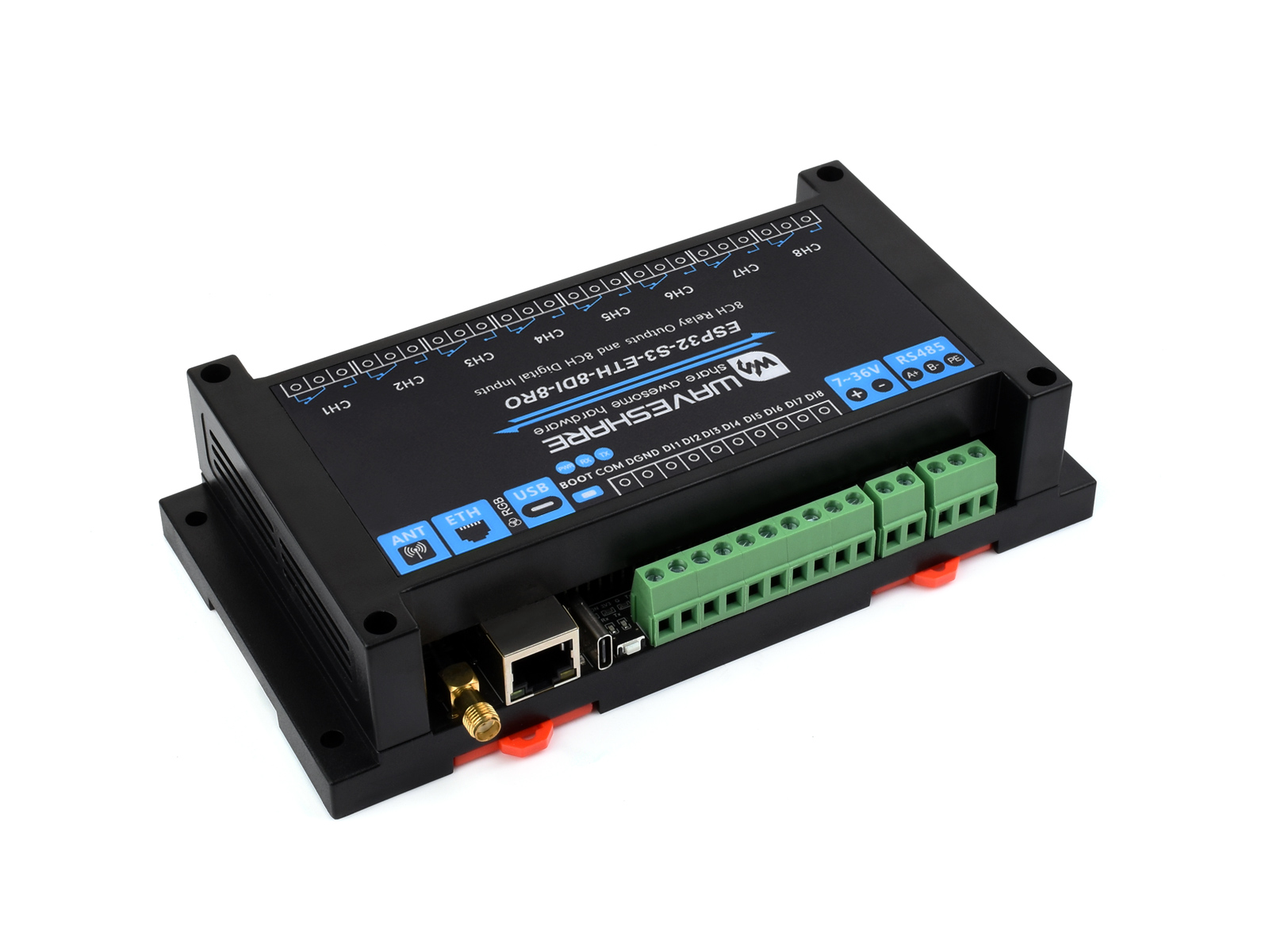 Waveshare Industrial 8-Channel - Waveshare Esp32 recension och pris