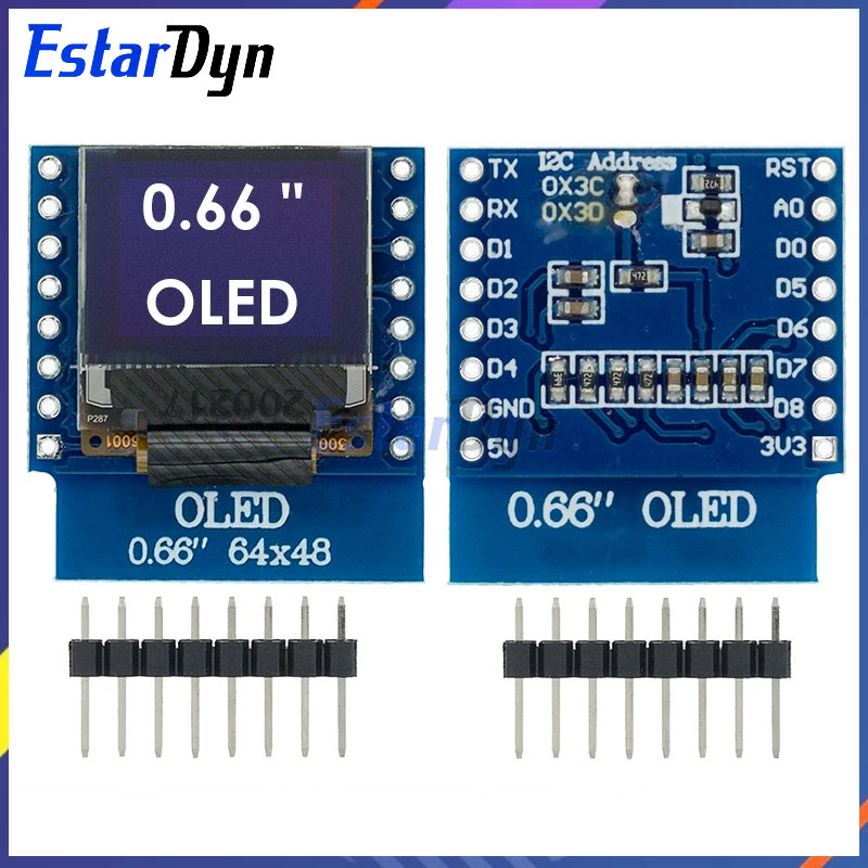 0.66 inch OLED LED LCD Dispaly - Wemos D1 Mini recension och pris