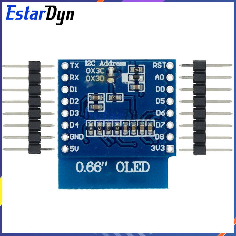0.66 inch OLED LED LCD Dispaly - Wemos D1 Mini recension och pris