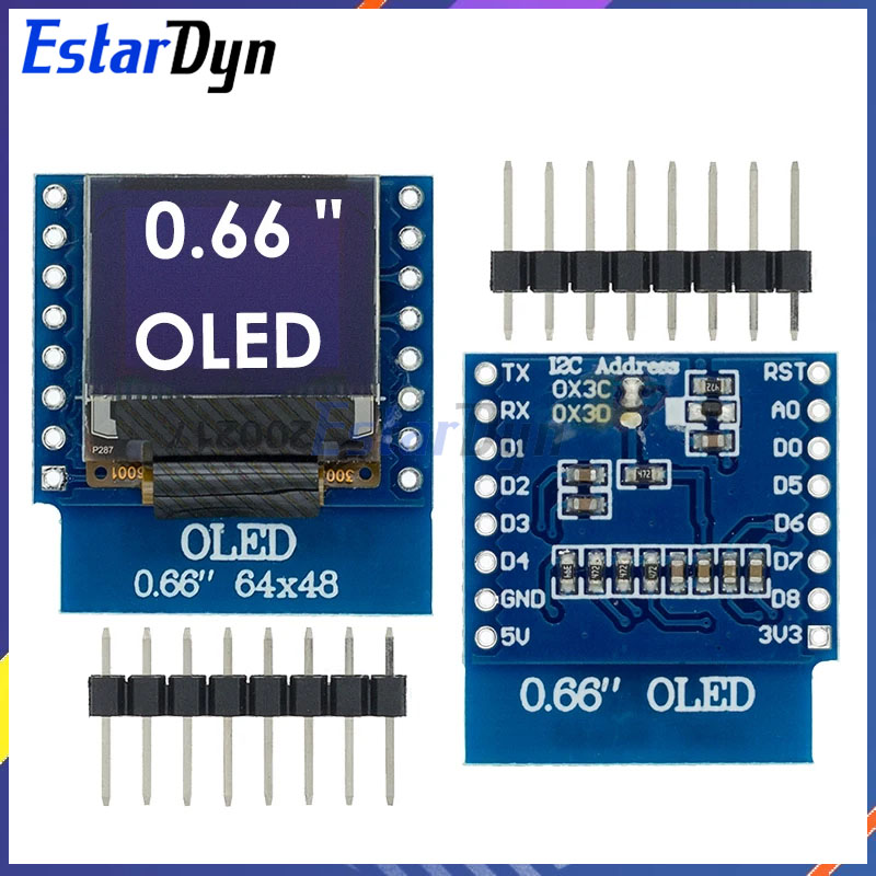 0.66 inch OLED LED LCD Dispaly - Wemos D1 Mini recension och pris