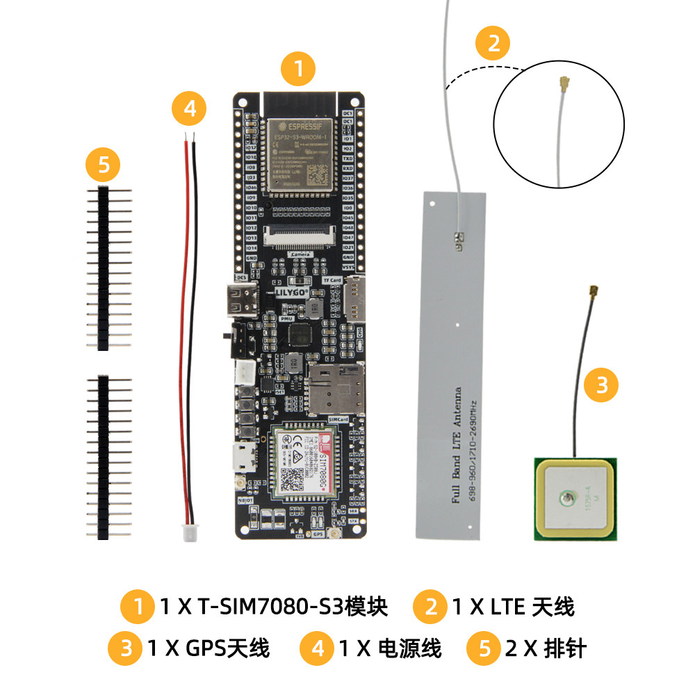 LILYGO T-SIM7080G-S3 ESP32-S3  - Lolin S3 recension och pris