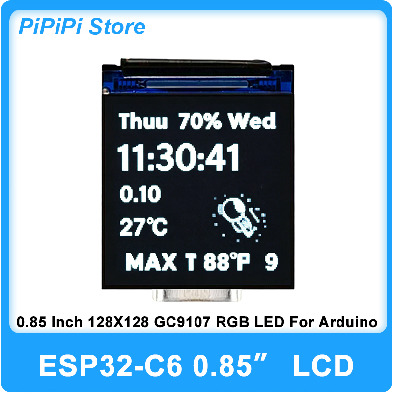 ESP32 C6 0.85 Inch 128X128 IPS - Doit Esp32 recension och pris
