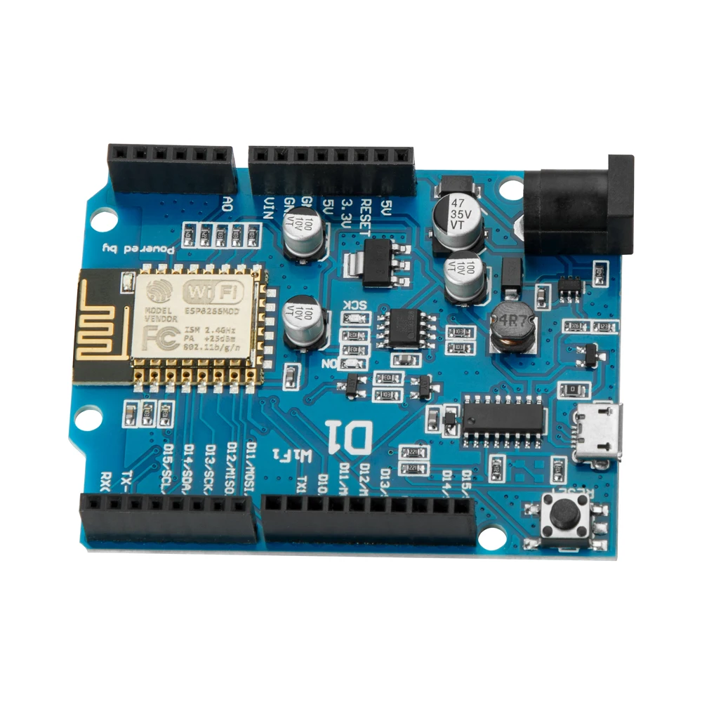 ESP-12E WeMos D1 UNO R3 CH340  - Wemos D1 recension och pris