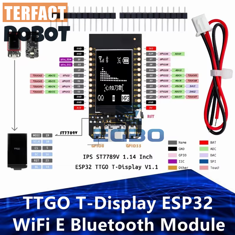 TTGO T-Display ESP32 WiFi and  - Ttgo Tdisplay recension och pris