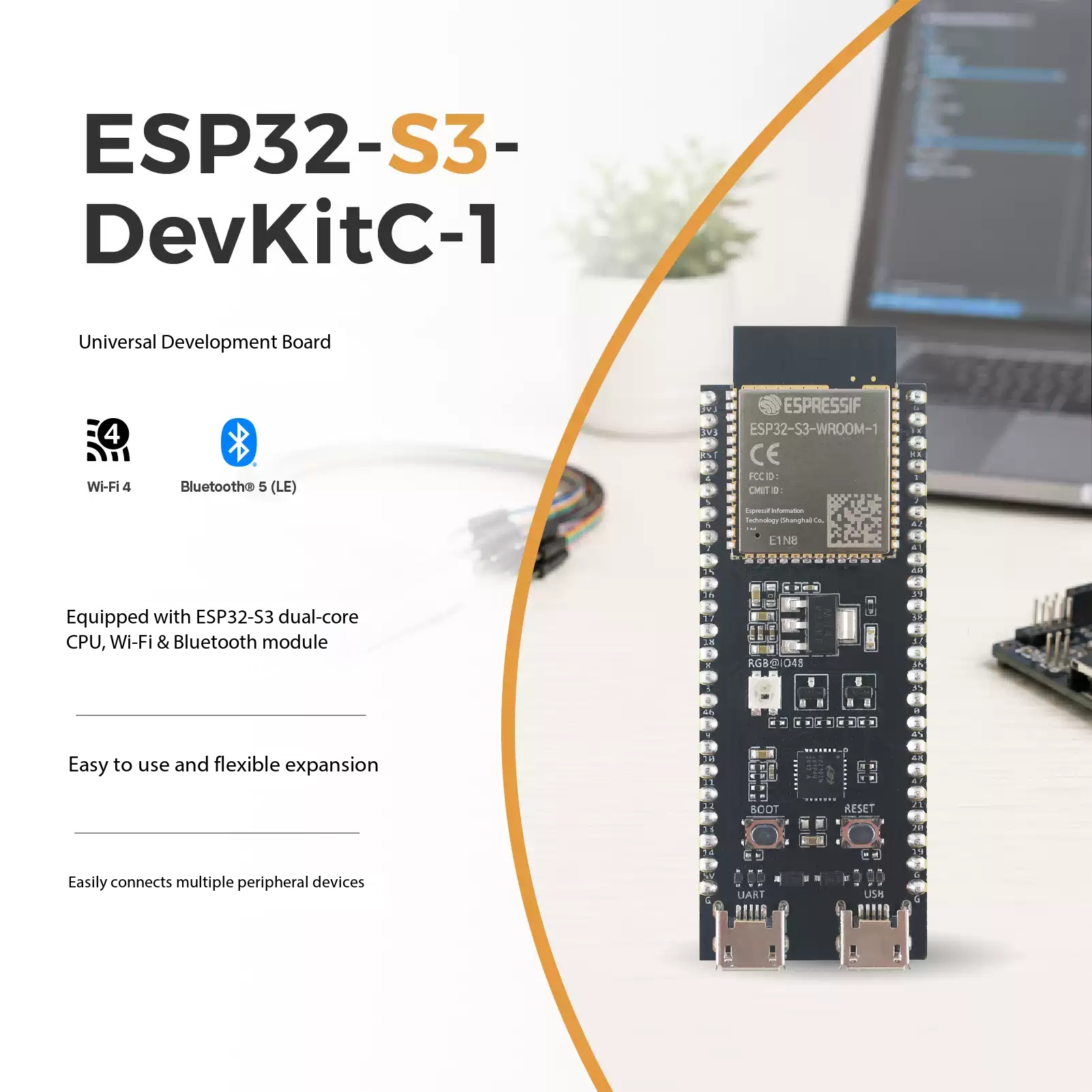 Espressif ESP32-S3-DevKitC-1 D - Esp32 S3 Devkitc 1 recension och pris