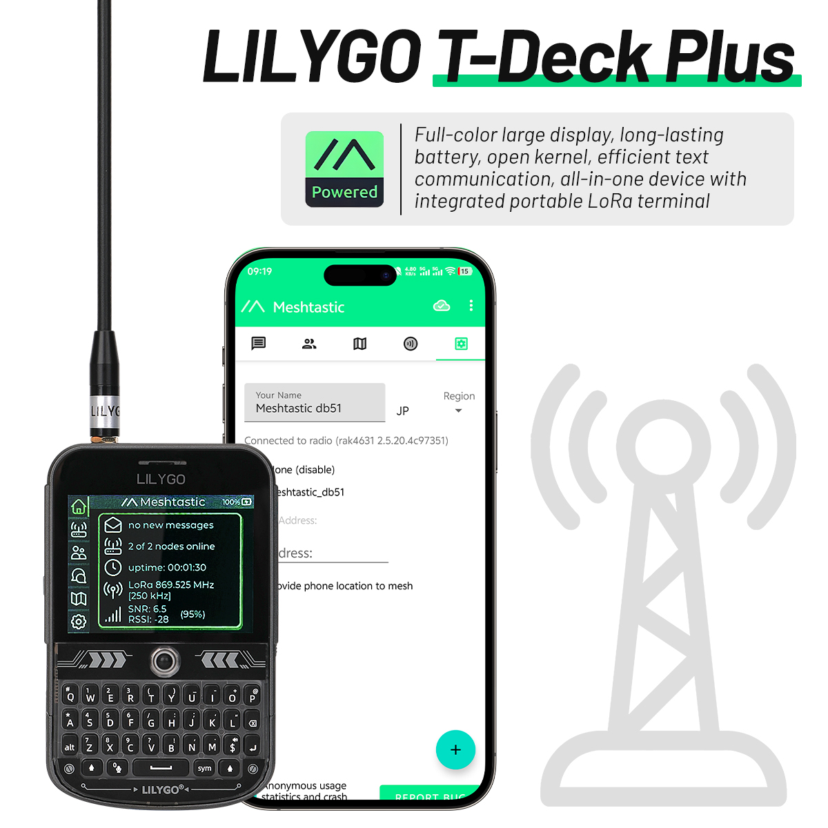 LILYGO T-Deck Plus Lora Mesh R - Ttgo T Watch recension och pris