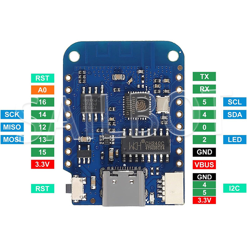 1-10PCS WeMos D1 Mini ESP8266  - Wemos D1 Mini recension och pris