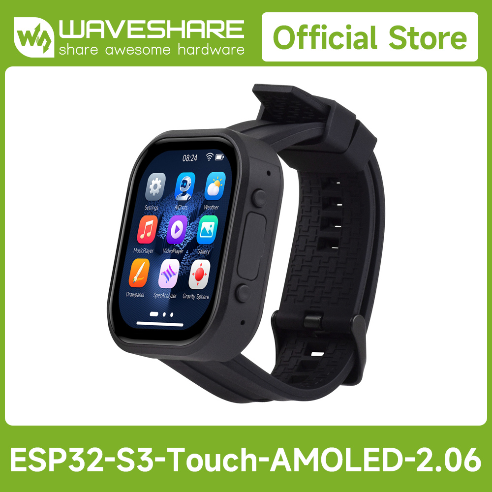 Waveshare ESP32-S3 2.06inch AM - Waveshare Esp32 recension och pris