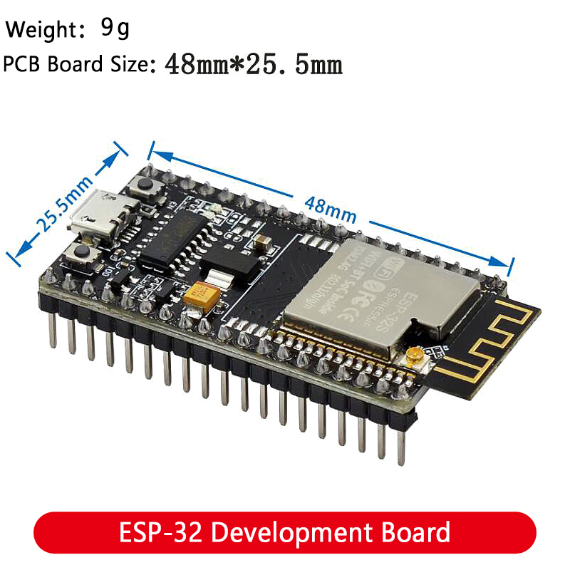 NodeMCU ESP-32S ESP-WROOM-32E  - Nodemcu 32S recension och pris