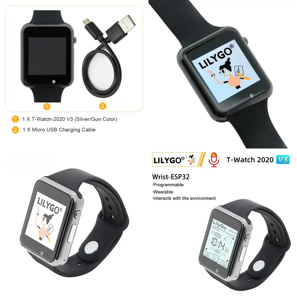 LILYGO TTGO T-Watch 2020 V3 47 - Ttgo T Watch recension och pris