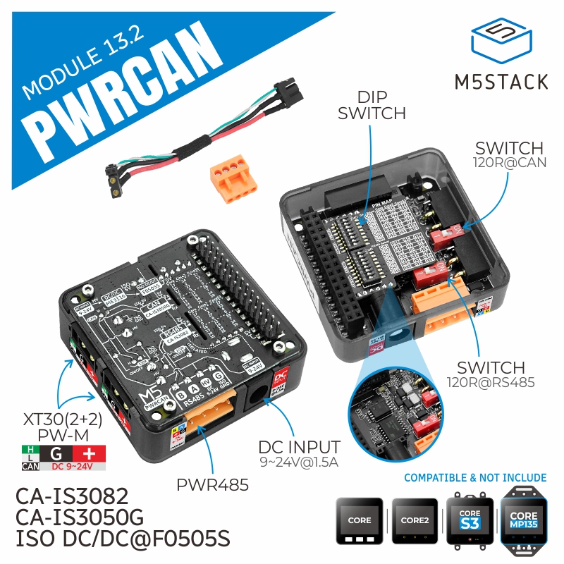 M5Stack Official PWRCAN 13.2 M - M5Stack recension och pris