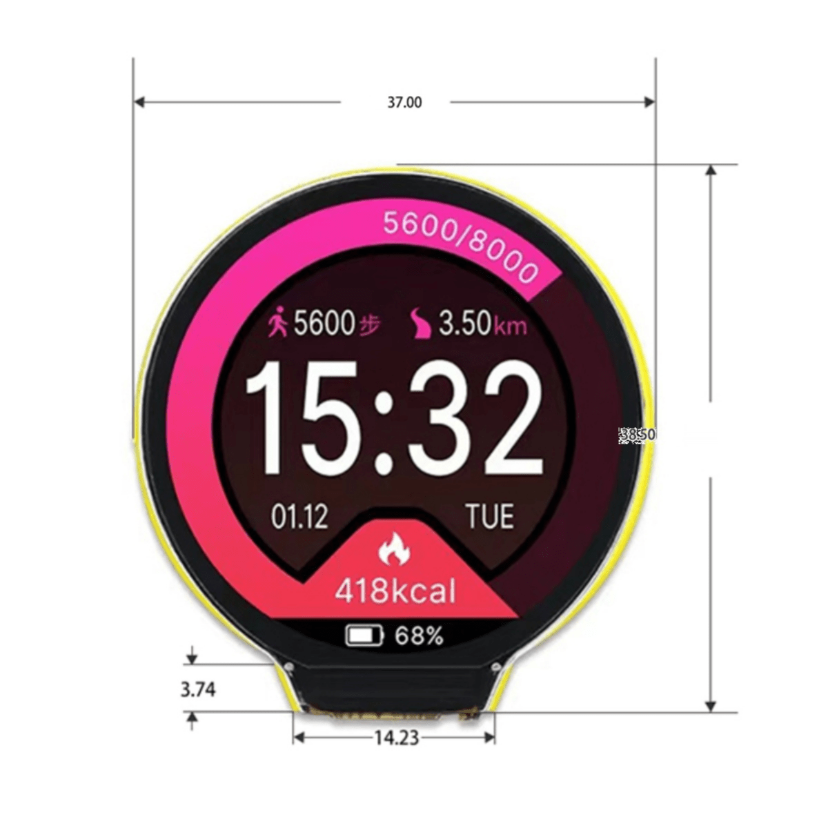 ESP32-C3 1.28 Inch Round Displ - Ttgo T Watch recension och pris