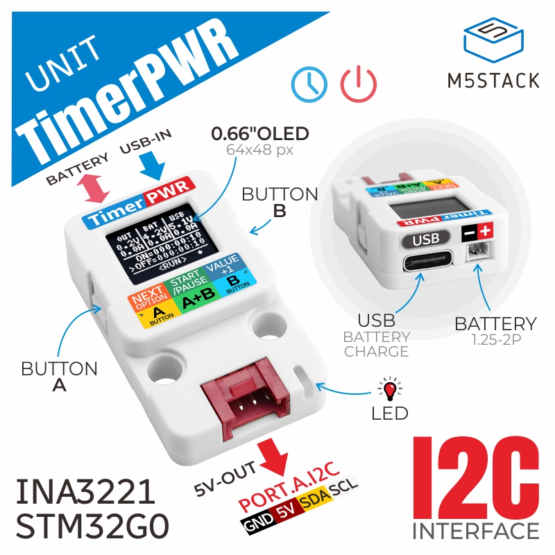 M5Stack Official Timer Power U - M5Stack Core2 recension och pris