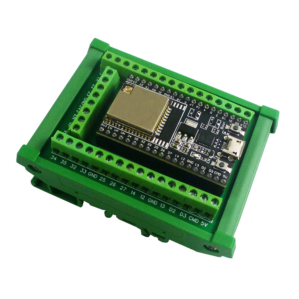 ESP32 DIN Rail Mount Screw Ter - Devkitc recension och pris