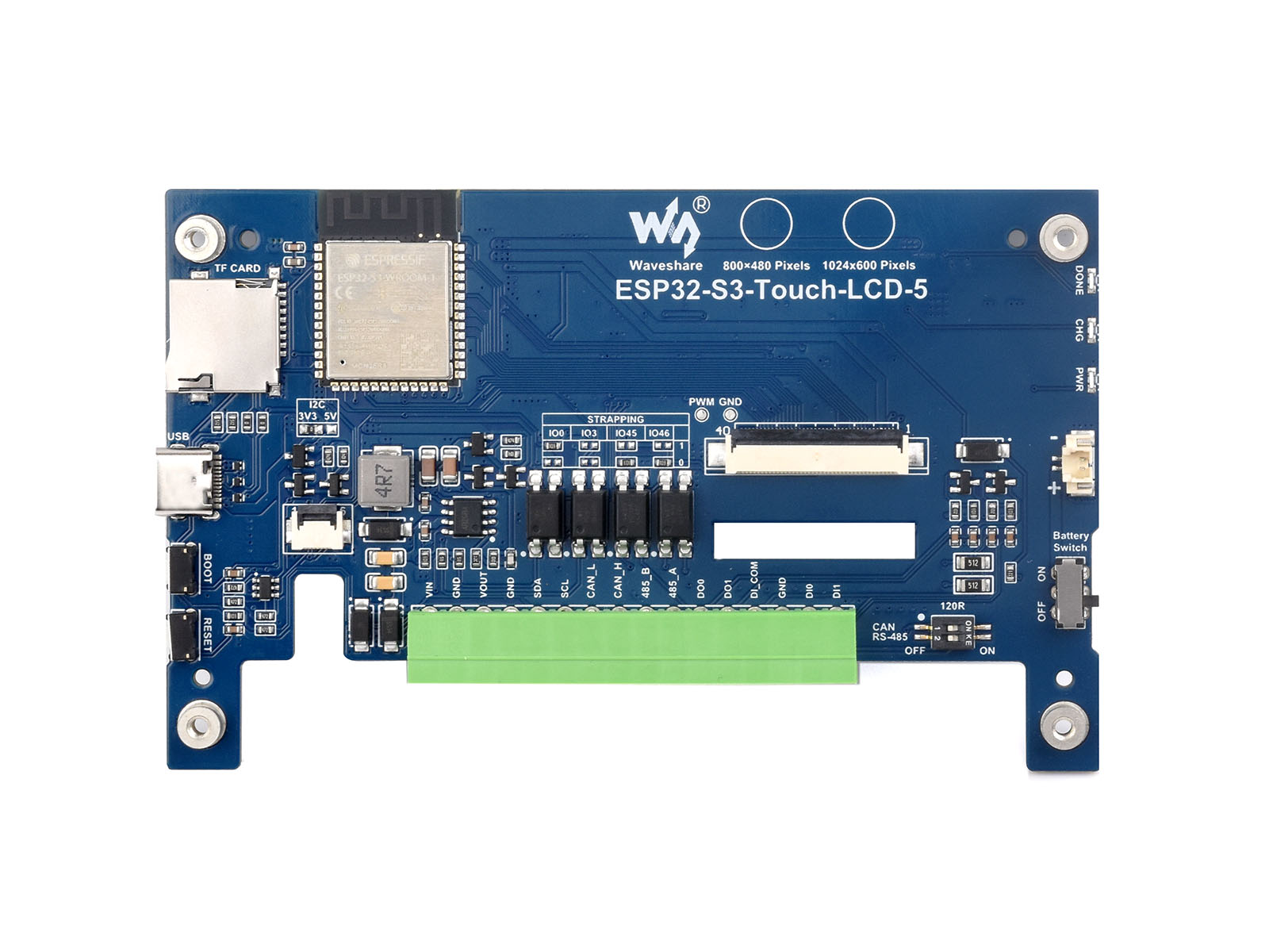 Waveshare ESP32-S3 5inch Capac - Lolin S3 recension och pris