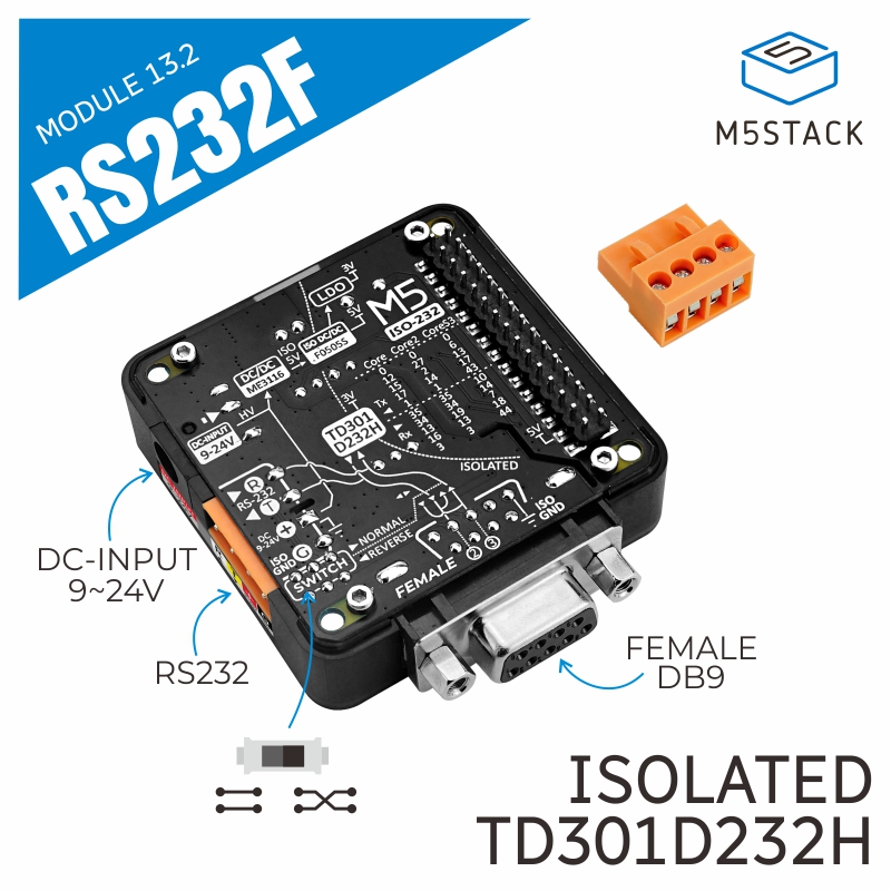 M5Stack Official RS232 Module  - M5Stack recension och pris