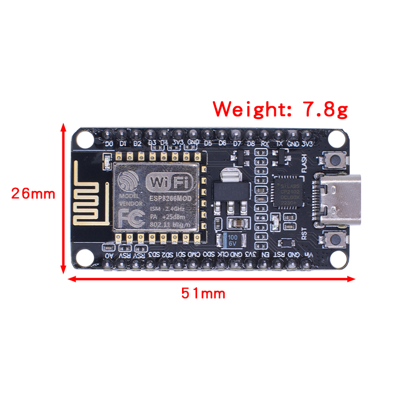 Wireless Module NodeMCU CP2102 - Nodemcuv2 recension och pris