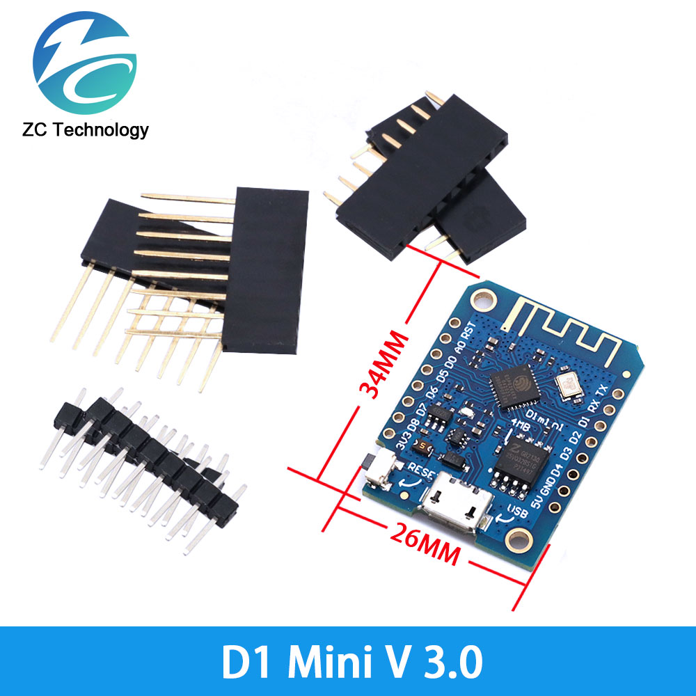 D1 Mini ESP8266 ESP-12F CH340G - Wemos D1 Mini recension och pris