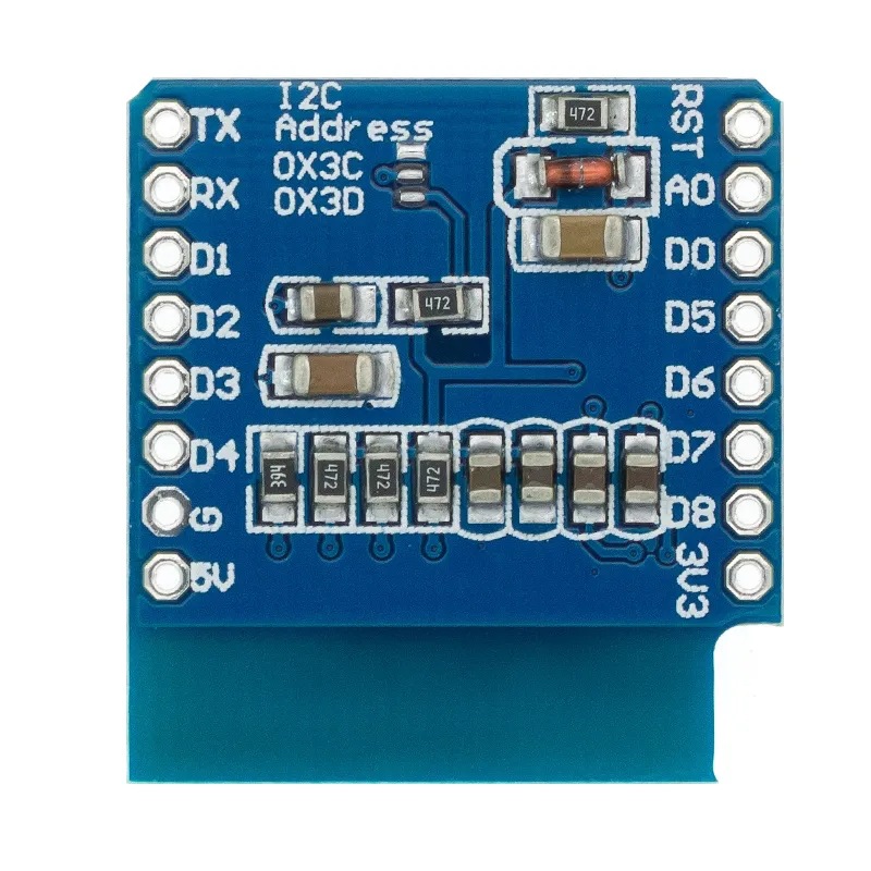 0.66 inch OLED Display Module  - Wemos D1 Mini recension och pris