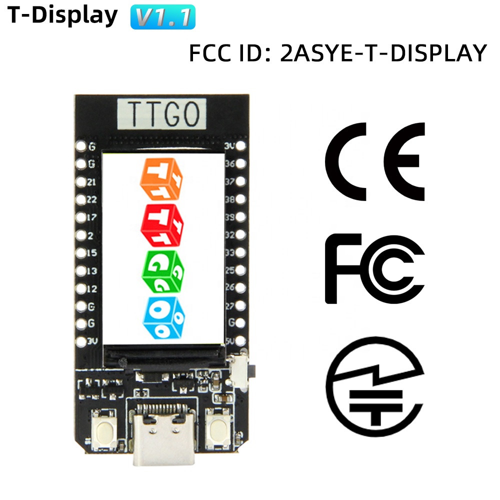 TTGO T-Display ESP32 1.14'' LC - Ttgo Tdisplay recension och pris