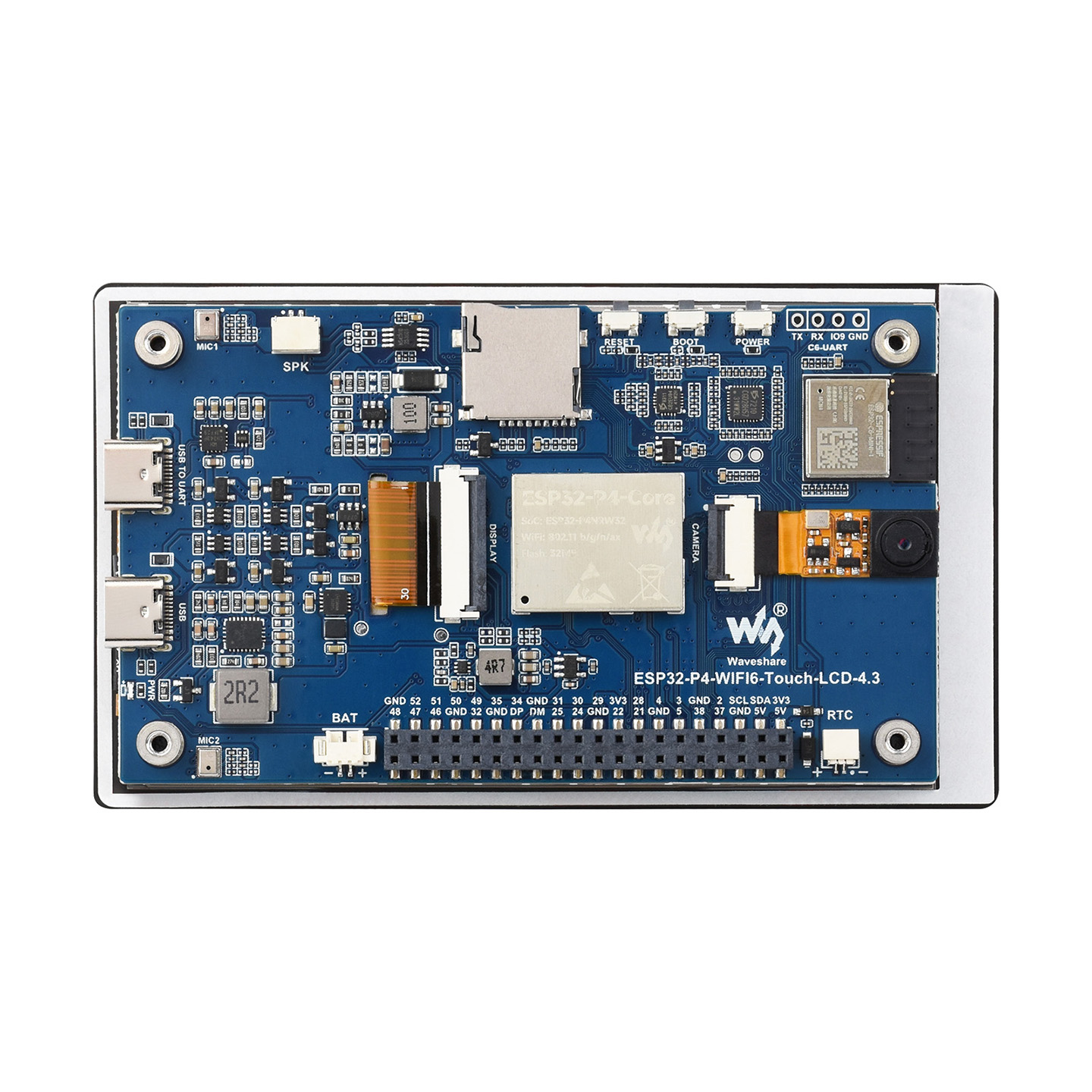 Waveshare ESP32-P4-WIFI6 4.3in - Waveshare Esp32 recension och pris