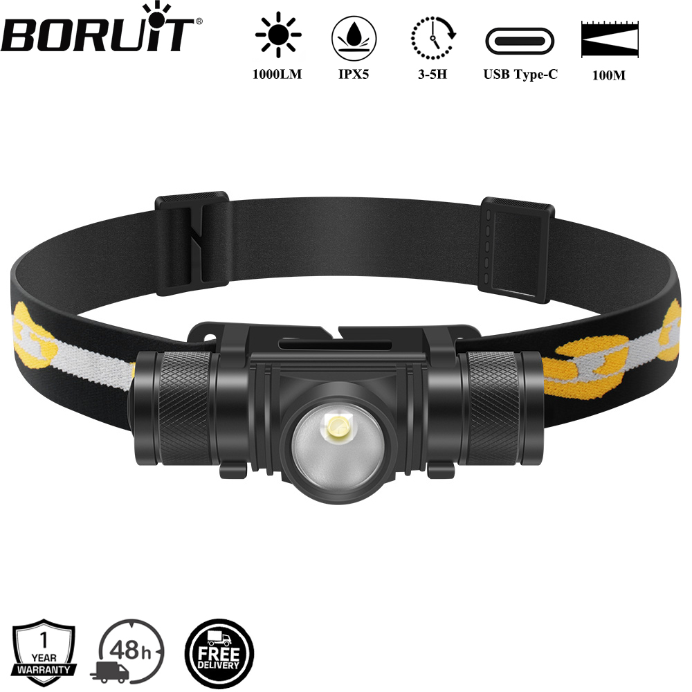 BORUiT D10 1000LM LED Headlamp - Lolin D32 recension och pris