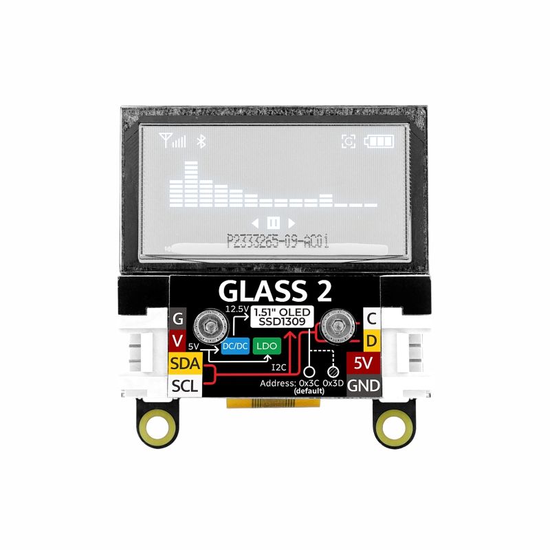 M5Stack Official Glass2 Unit w - M5Stack Core2 recension och pris