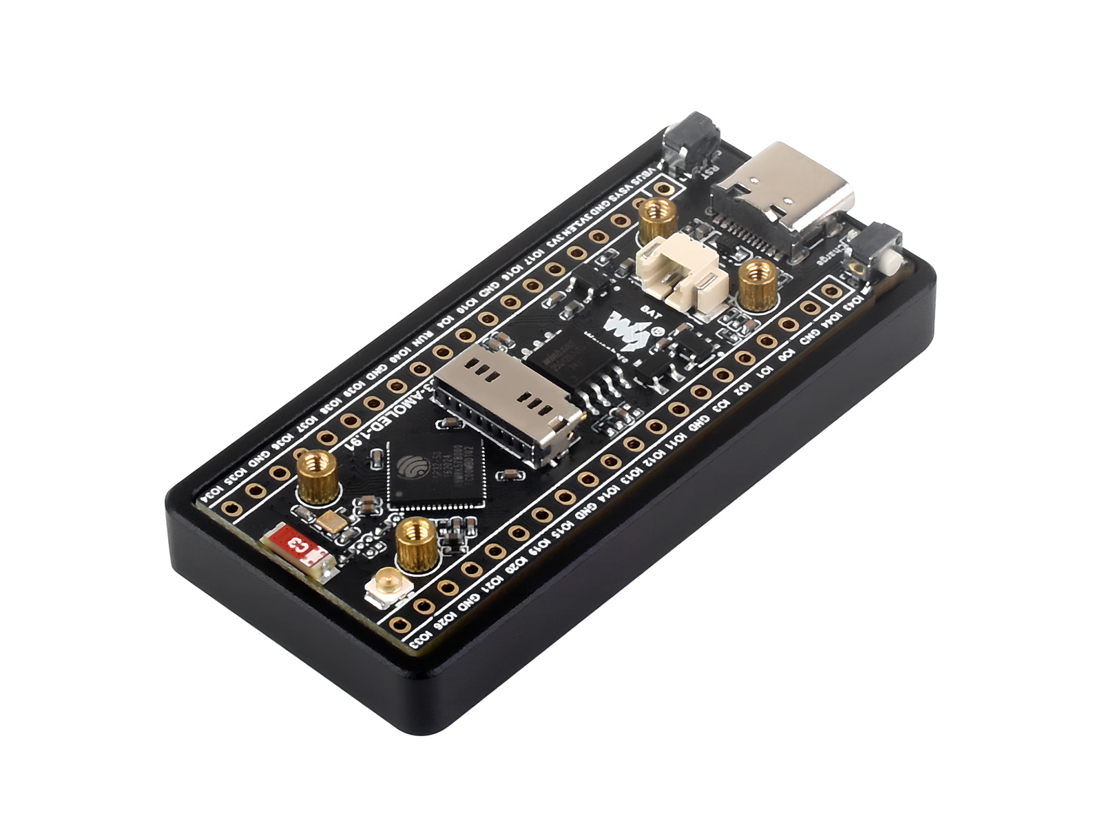 ESP32-S3 1.91inch AMOLED Displ - Lolin S3 recension och pris