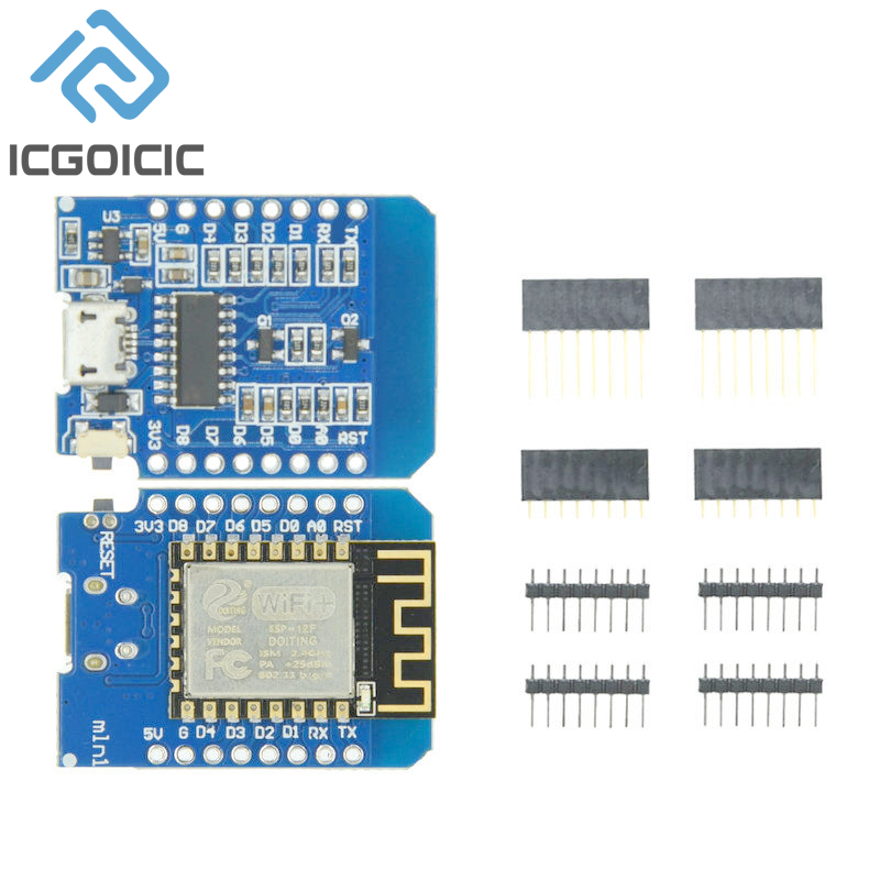 D1 Mini-Mini NodeMcu 4M Bytes  - Wemos D1 Mini recension och pris