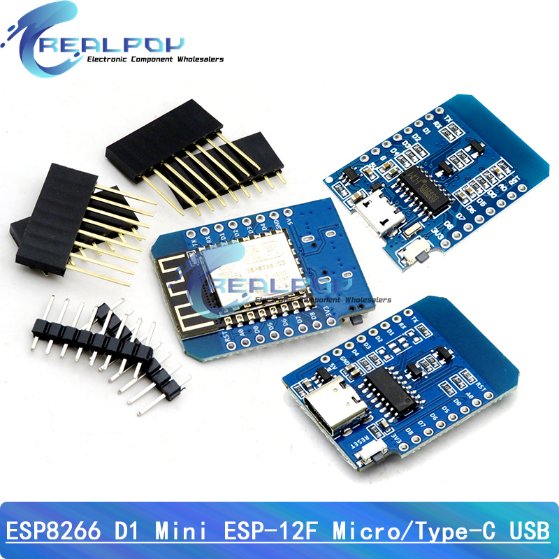 D1 Mini TYPE-C / MICRO ESP8266 - Nodemcuv2 recension och pris