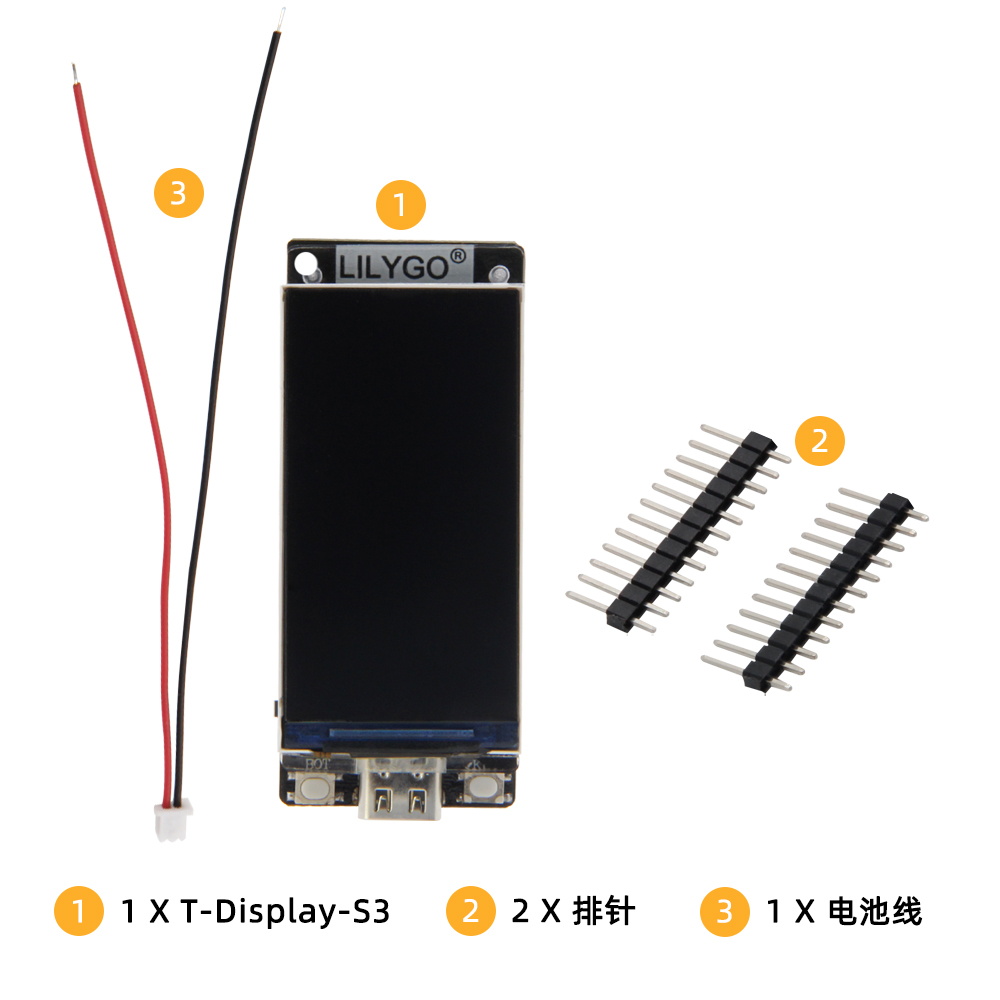 LILYGO T-Display-S3 1.9-Inch L - Lolin S3 recension och pris